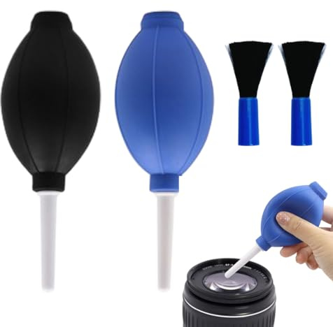 OUDQFCJ 2 Pcs Blasebalg Kamera Sichere Reinigung ohne Rückstände Dust Blower Air Cleaner Bellows Geeignet für die Reinigung von Kamerasensoren Optics Cleaning Sensitive Surfaces