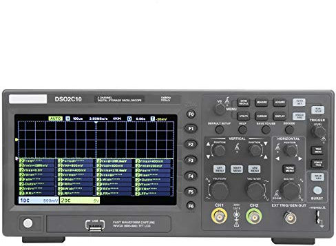 Oscilloscope de Stockage Numérique, 100MHz 1GSA / S, Ajustement, Troupes, unité de Recherche Scientifique, Matériau ABS, Mesures Automobiles, Commandes de Télécommande (Prise UE)