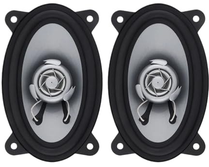 2 altoparlanti per auto da 4 x 6 pollici, 150 W/280 W, subwoofer, audio per auto, stereo, altoparlanti a gamma completa(Model-A 150W)