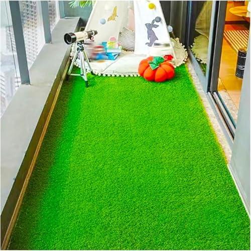 ZGHQHCDRH Tappeto erboso Sintetico Artificiale di Alta qualità, Spesso 2 cm, per Animali Domestici, Resistente, per Giardino sul Retro (60x120 cm), Erba Verde per Cani e Gatti.