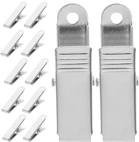 ROMISBABA 40 Pezzi Set 40 Pezzi Morsetti a Coccodrillo in Metallo Mini, Clip a Molla per Cavi e Test Elettrici, Morsetti Metallici Compatti per Laboratori Stem, Artigianato e Gestione Cavi