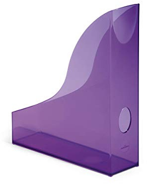 Durable 1701712992 Stehsammler Basic, durchscheinend violett, 6 Stück