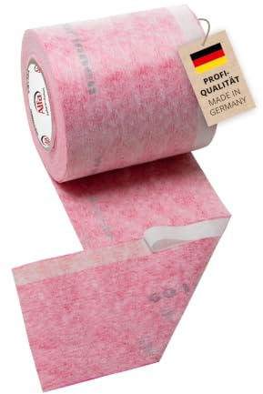 Alfa Fensteranschlussband Rosa Innen 150 mm x 25 m Fensterdichtband 25 m | Profi-Qualität - für Anschlussfugen – diffusionsoffen - mit Selbstklebestreifen – überputzbar für Sanierung und Neubau