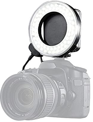 Digital Nc Dual Macro LED Ring Light/Flash Compatible with Fujifilm GFX 50S II (Applicable On All Fuji Lenses)