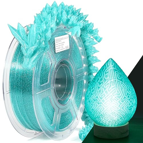 IEMAI PETG Filament 1.75mm 1Kg, Flammpunkt Transparent PETG Blau, High Speed 3D Drucker Filament, Maßgenauigkeit +/- 0,02 mm