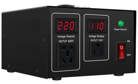 Transformador bidireccional, una máquina con usos múltiples, transformador elevador y reductor de 220 V a 110 V o 110 V a 220 V, adecuado para aparatos eléctricos multinacionales,2000VA