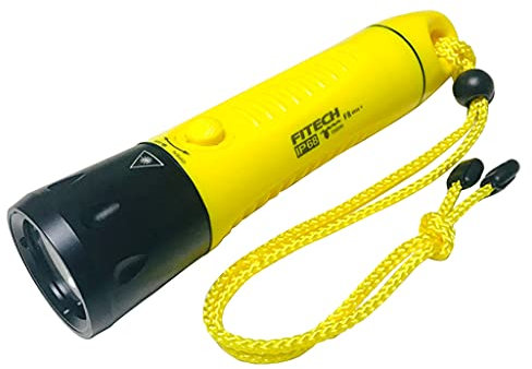 LARUISEE Tauchlichter, professionelle Unterwasser-Taschenlampe, wasserdicht, wiederaufladbar, batteriebetrieben, für Nacht