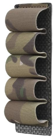 ANSNOW Tattico Munizioni Molle 5 Colpi Calibro 12 Fucile Appeso Supporto Proiettile Cartuccia/Cp