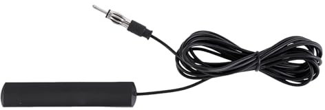 Aublinto Car Radio Antenna AM FM Disc Antenna SUV Truck Adhesive Antenna 12V Car Car Stereo Autoradio Antenne FM Radio Patch Windschutzscheiben Paste für Autos Radio LKWs
