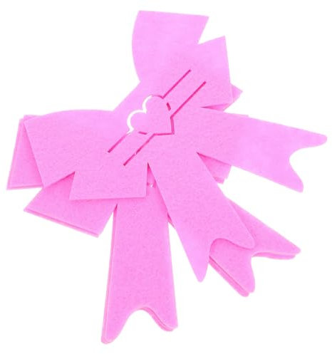 ERINGOGO 4pezzi Borsa Per Posate in Tessuto Non Tessuto Forma Di Cuore Portaposate Custodia Per Utensili Design Decorativo Per Matrimoni e Picnic