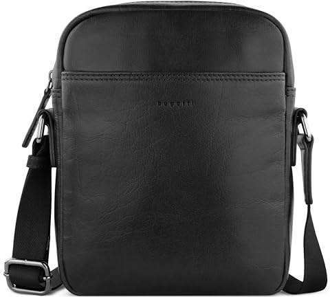 bugatti Savona Schultertasche aus Büffelleder, Cross-Body-Umhängetasche