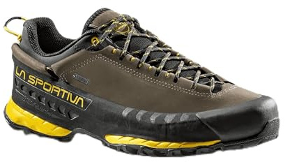 LA SPORTIVA Uomo TX5 Low GTX Scarpe, Carbon-Yellow, 43