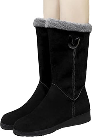 Acunny Bottes de neige pour temps froid, bottes de neige d'hiver pour femme | Bottes d'hiver chaudes pour l'extérieur | Bottines tendance antidérapantes imperméables pour femme et fille