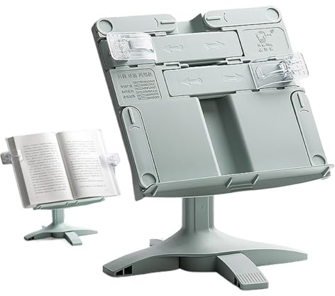 Ahuuen Soporte Para Libros De Lectura - Soporte Lectura Ajustable - Atril Giratorio Portátil De Altura Ajustable Para Partituras - Para Partituras de Piano