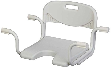 Behrend Badewannensitz Spezial Plus, Wannensitz Duschsitz, Rückenlehne, Hygieneausschnitt, 120 kg