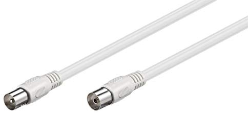 Goobay 66615 Cavo antenna (classe A >85 dB) schermatura doppia - Spina coassiale > Presa coassiale (schermatura completa 100 %)