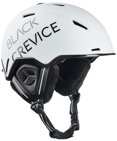 BLACK CREVICE Skihelm Vail I Stoßfester Skihelm in sportlichem Design I Skihelm Herren & Damen I Snowboard-Helm I Atmungsaktiver Ski-Helm I Größenverstellbar