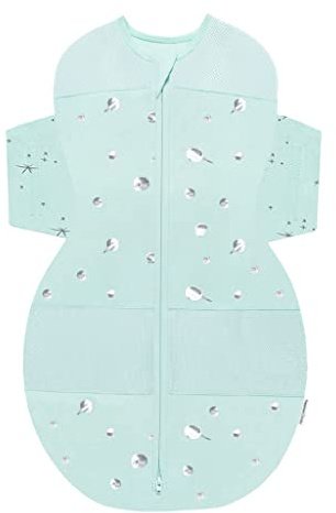 100% Organic SNOO Sleep Sack - Medium - Teal Planets