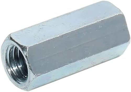 5 Stück Gewindemuffen Sechskant M6x40 rostfrei – Langmuttern Sechskantmuffen Gewindehülsen Abstandshalter Verbindungsmuttern Distanzmuffen