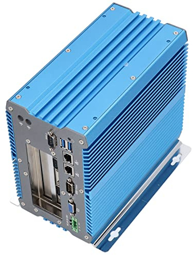 LBEC Miniordenador industrial, PC industrial electromagnético a prueba de ruido con carcasa metálica de 100-240V para máquina CNC; (Enchufe de la UE)