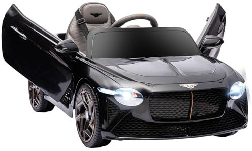 HOMCOM Bentley Bacalar Licensed, 12V Kids' Electric Ride-On with Remote Control, Battery Powered Electric Car for Age 3+ Years with Suspension Wheels, Horn, Lights