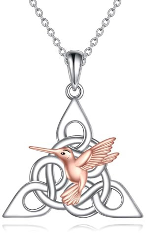 VONALA Schwert Halskette aus 925er Sterlingsilber für Damen, Keltischer Knoten Anhänger Schmuck für Damen, sichere hypoallergene Schwert Halskette aus Silber, Geschenk zum Geburtstag, Jubiläum