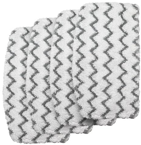 DGHYDZ 4 Pack Replacement Pads for Shark Steam Mop S1000 S1000C S1000WM S10001C S1000A S1200 SK140 SK141 S3101 S3250 S3251 Series ，Microfiber Steam Mop Replacement Pads