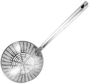 ABOOFAN Edelstahlsieb Für Küche Kochsieb Mit Aufhängeloch Spaghettisieb Als Filterlöffel Ergonomisches Haushalts-bratlöffel Für Einfache Handhabung Und Reinigung