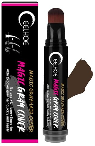 Stylo De Teinture De Cheveux Temporaire, 20 Ml Stylo De Couleur De Cheveux Blancs Instantanée, Stylo Temporaire Pour Teinture Des Cheveux, Correcteur De Racines Et Couverture Des Cheveux Gris