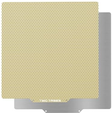 Jusnboir Doppelseitig Texturiert PEI Druckplatte 220 x 220 mm, Wabenförmig Spring Steel Druckbett Ultra-Flexible entfernbare Plattform für Mega Pro/Mega S/A6/A8 3D Drucker Zubehör
