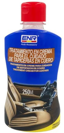 Genérico ENR Cuidado del Cuero para Automóviles - Hidratante De Cuero para Automóviles, Crema para Asientos De Cuero De Automóviles - Sin Residuos Grasos - Limpiador Y Acondicionador De Cuero