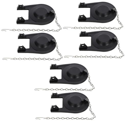 OSALADI 6 Stk Toilleten Sitz dichtung für spülkasten toilettenspülung ersatzteile Wassersparklappe für Toilette Toilettenklappe Wassergehäuse Klappenbeschläge für Toilettentanks PVC