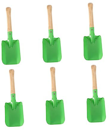Gogogmee 6stücke Teiliges Mini-gartenschaufeln Manganstahl Mit Ergonomischem Griff Für Pflege Von Topfpflanzen Und Bonsai Praktische Haushaltswerkzeuge Grün