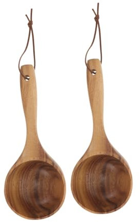 Cabilock 2pezzi Cucchiai Per Manico Per Doccia e Sauna Utensile Multifunzionale Per Bagno e Risciacquo Shampoo Facile Da Pulire e Ergonomico