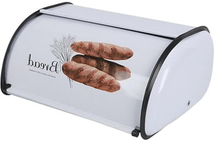 Contenitore - Portapane, Contenitore Da Banco | Contenitore Per Panetteria Fatto In Casa Con Design Arrotolabile, Accessorio Da Cucina Vintage Per Mantenere Fresche Le Pagnotte In Ristoranti, Bar E Ar