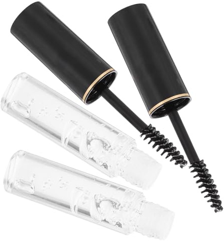LRXIYODE Wasserfestes Augenbrauengel 2 Stück 10g Klar Transparent Fixierflüssigkeit Für Natürlich Gepflegte Augenbrauen Langanhaltendes Styling Make up Zubehör Für Frauen Und Mädchen