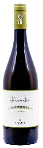 Pecorello IGT Calabria Vino Bianco Italiano – Azienda Sposato – Bottiglia 75 cl – Vitigno Autoctono Calabrese – Vino Fresco Aromatico e Minerale – Ideale con Pesce e Cucina Mediterranea