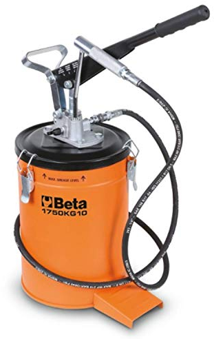 Beta 1750KG10 - Ingrassatore a leva da 10 kg con tubo ad alta pressione da 2 m