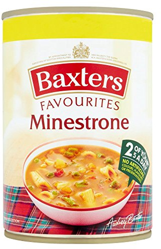 Baxter Baxters Favourites Lot de 2 soupes à la minestrone 400 g