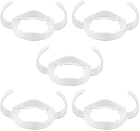 Houkiper Baby Fütterung Pflege Flaschenhalter, Babyflaschen Griffe Baby Flaschenhalter Easy Grip Standard Kunststoffgriff für Avent Natural Serie Weiß