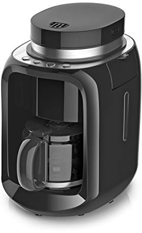 PEM Machine à café avec Moulin CMG-600, Noir