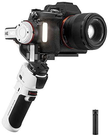 ZHIYUN Crane M3 [Official] 4 in 1 Handheld 3-Axis Gimbal Stabilizer for Smartphone, Action Camera, Gopro and Mirrorless Camera
