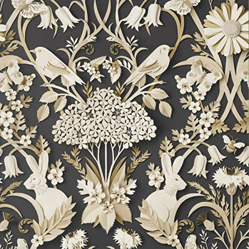 Fine Decor UK Woodland Charcoal