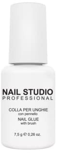 Nail Studio Professional, 7.5 gr, Colla per Unghie con Pennello