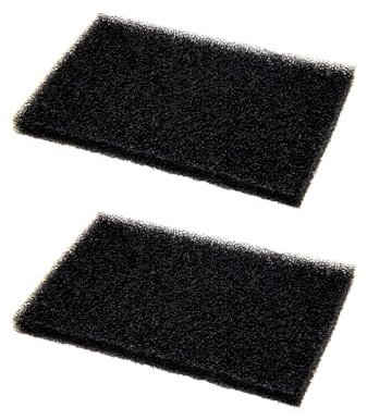 2x Trade-Shop Schaumfilter/Motorschutzfilter kompatibel mit Progress DIAMANT 200.1, 400.0, 400.1, 500.0, MAXIMUS 2200, 2300, 2300 PARKETTO