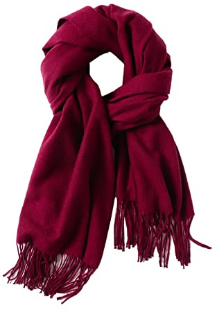 FULEI Cashmere Feel Scarfs for Women Long Fringe Shawls Wraps
