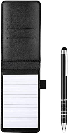 Ferleiss 12-teiliges kleines Notizblock-Halter-Set, Mini-Tasche, Notizblock-Halter mit 10 Stück, 7,6 x 12,7 cm Notizbuch-Nachfüllpackungen