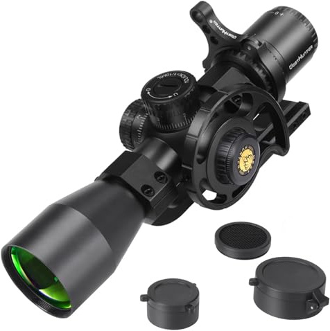 WestHunter Optics WHT 3-12X44 SFIR FFP Compact Riflescope, 1/10 MIL First Focal Plane Red Illumination Etched Glass Reticle, 30mm Tube Precision Shooting Scopes, with Picatinny Mount