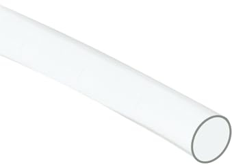 QUARKZMAN Tube PVC Transparent pour Faisceau de Câbles, 6mm ID 7 Mètres de Long Tube PVC pour Câble Électrique Manchon pour la Gaine de Câbles et la Protection des Fils