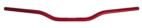 Manubrio Accossato Rosso per Suzuki GSR 750, Piega Bassa, in alluminio, diametro 22 mm